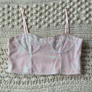 Sequin crop top from Lelis